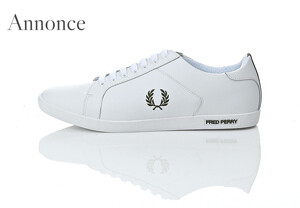 Hvide Fred Perry sneakers